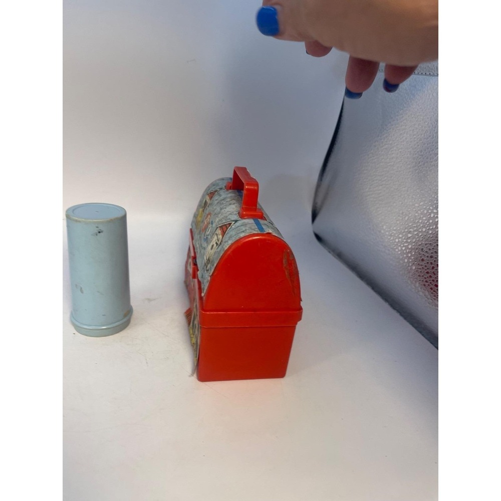 1962 Fisher Price Mini Toy Farm Barn Lunch Box Kit